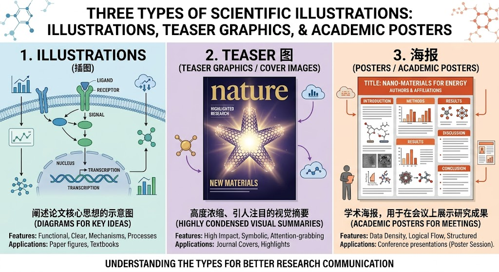 科研绘图的三种类型