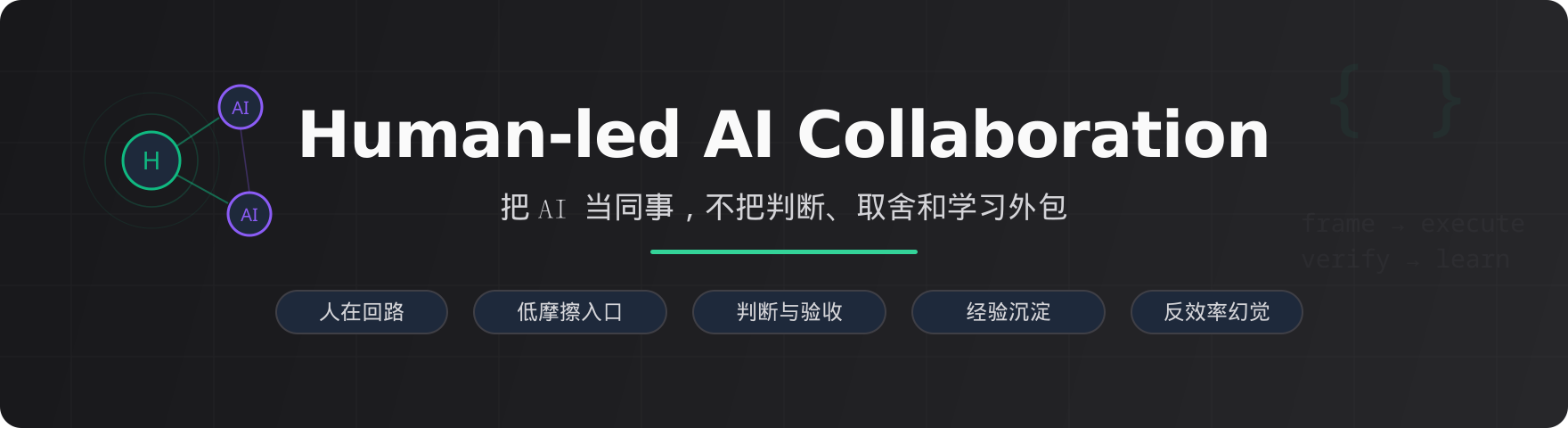 Human-led AI Collaboration
