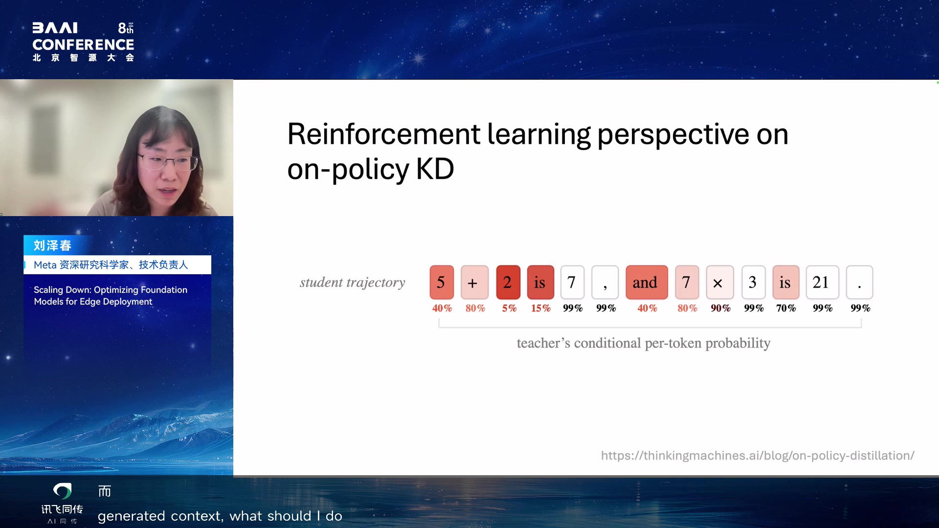 RL perspective on on-policy KD
