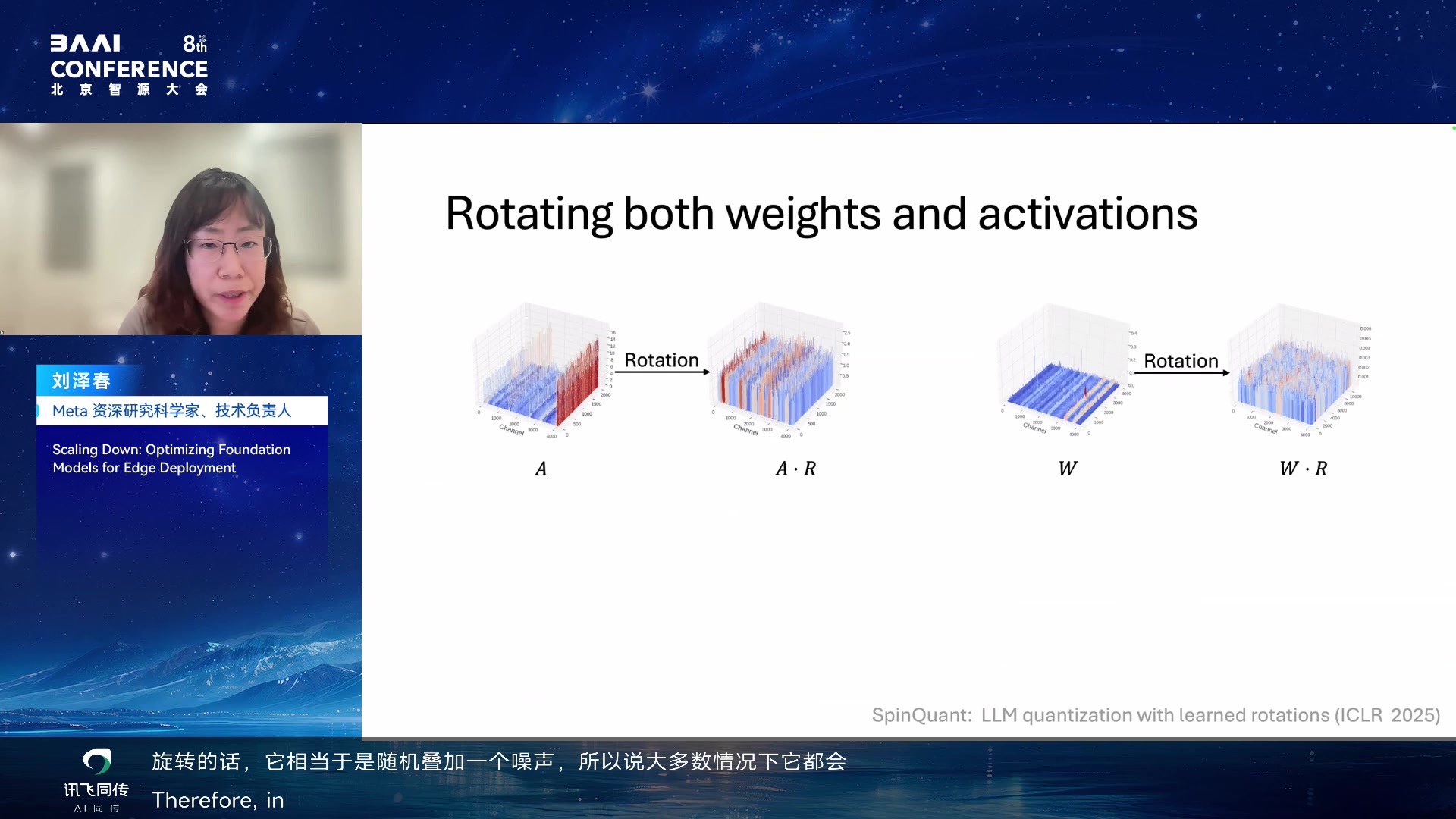 同时旋转 weights 和 activations