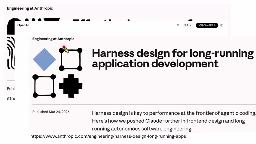 Harness Engineering / Harness Design 已经成为大公司博客和工程讨论中的热门主题。